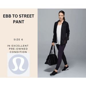 Lululemon Ebb To Street Pant Size 6 EUC